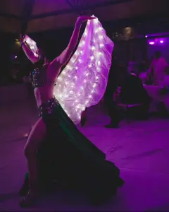 accessoire lumineux de danse orientale